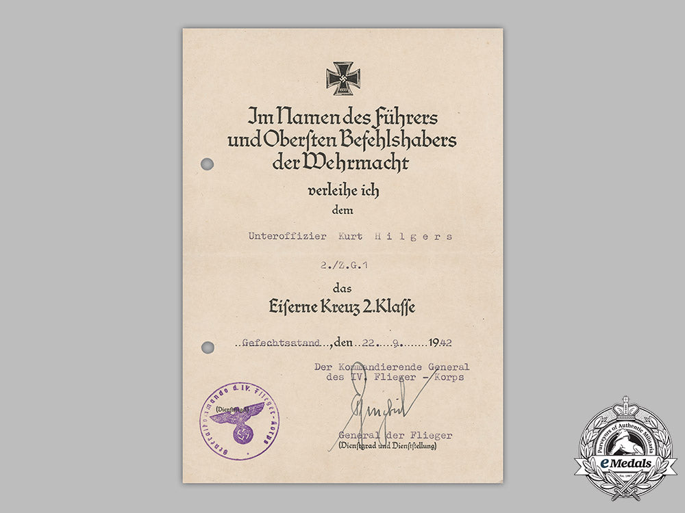 germany,_luftwaffe._a_gold_grade_fighter_clasp_award_document_group_to_kurt_hilgers_m19_8964