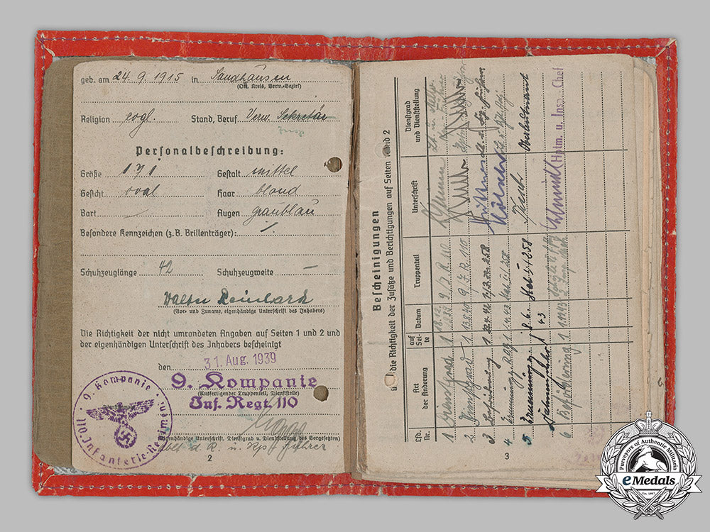 germany,_heer._a_soldbuch_to_leutnant_walter_reinhard,110_th_infantry_regiment_m19_8970