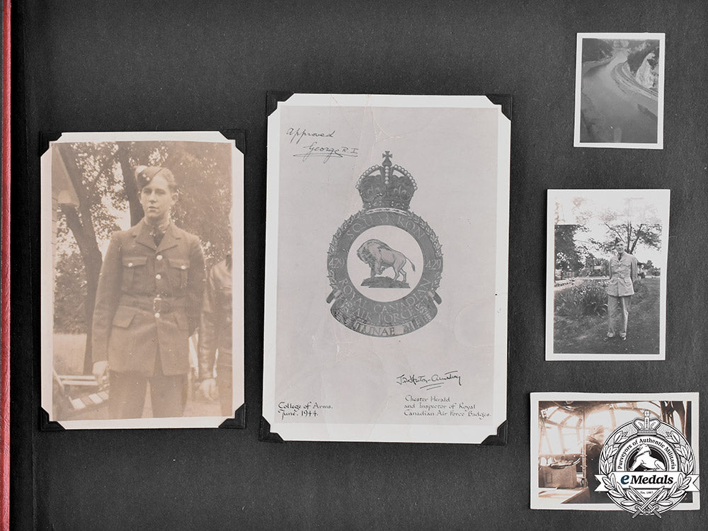 canada._a_rcaf_photo_album_featuring_an_original_photo_of_king_george_vi_m19_9051