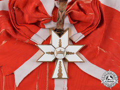 Croatia, Republic. An Order Of The Crown Of King Zvonimir, I Class Sash Badge, C.1942