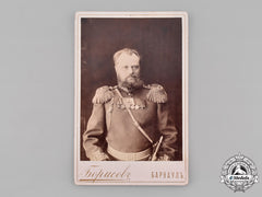 Russia, Imperial. A Studio Photo Of An Imperial Russian Army Officer
