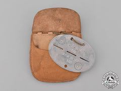 Germany, Heer. An 72Nd Infantry Regiment Identification Tag With Pouch