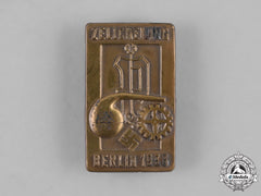 Germany, Third Reich. A Zellcheming Berlin 1938 Event Badge