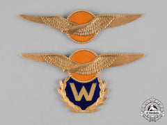 Netherlands, Kingdom. Two Royal Air Force Badges