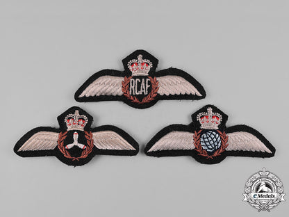 canada,_commonwealth._three_rcaf_badges,_c.1955_m19_9470