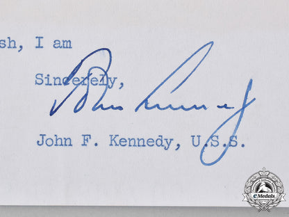united_states._a_document&_photographs_signed_by_senator_john_f._kennedy&_family_m19_9920