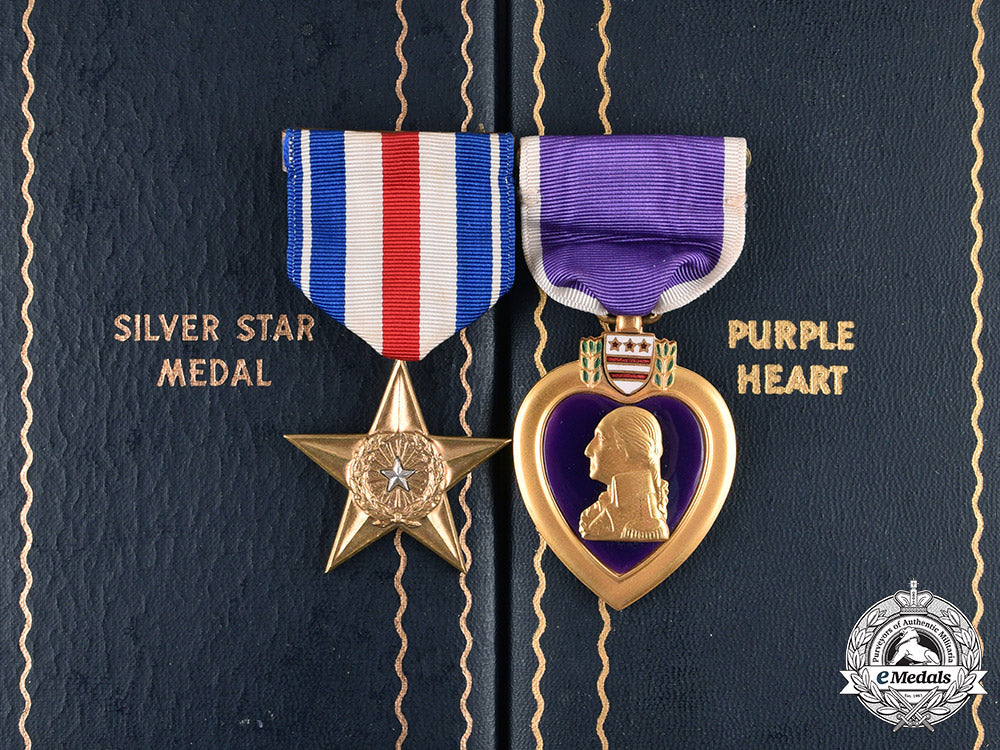 united_states._a_silver_star&_purple_heart_to_pte_arthur_t._blaquiere,_kia_in_luzon,_philippines,1945_m19_9925