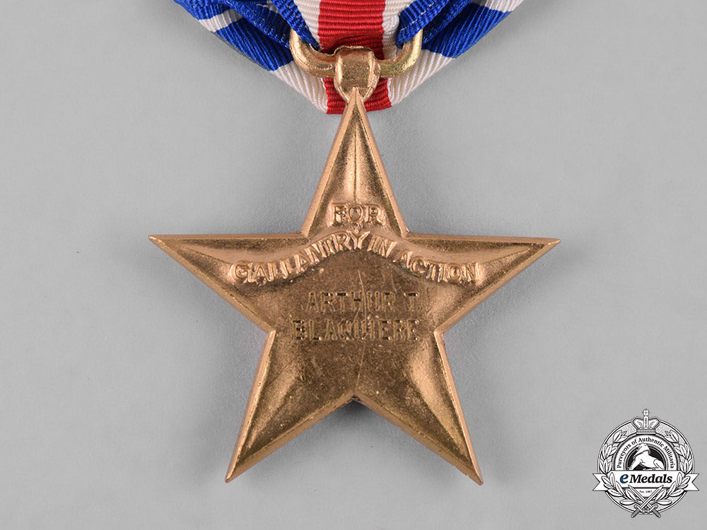 united_states._a_silver_star&_purple_heart_to_pte_arthur_t._blaquiere,_kia_in_luzon,_philippines,1945_m19_9930