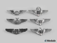 United States. Lot Of Six United States Air Force Badges