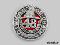 Canada, Cef. An Officer's 48Th Highlanders Of Canada Glengarry Badge