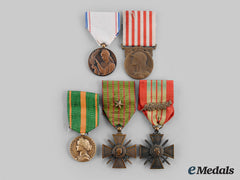 France, Iii Republic. A Lot Of Five Awards