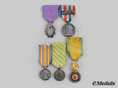 France, Iii & Iv Republic. A Lot Of Five Awards