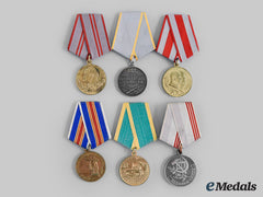 Russia, Soviet Union. A Lot Of Six Medals