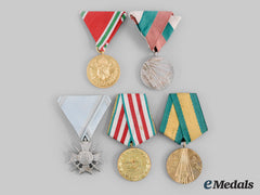 Bulgaria, Kingdom, People's Republic. A Lot Of Five Awards