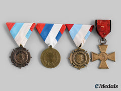 Serbia, Kingdom. A Lot Of Four Awards