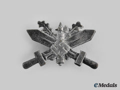 Italy, Rsi. An Italian Military Training Course In Germany Badge, Silver Grade
