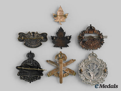 canada,_cef._seven_first_war_badges_m20_00464