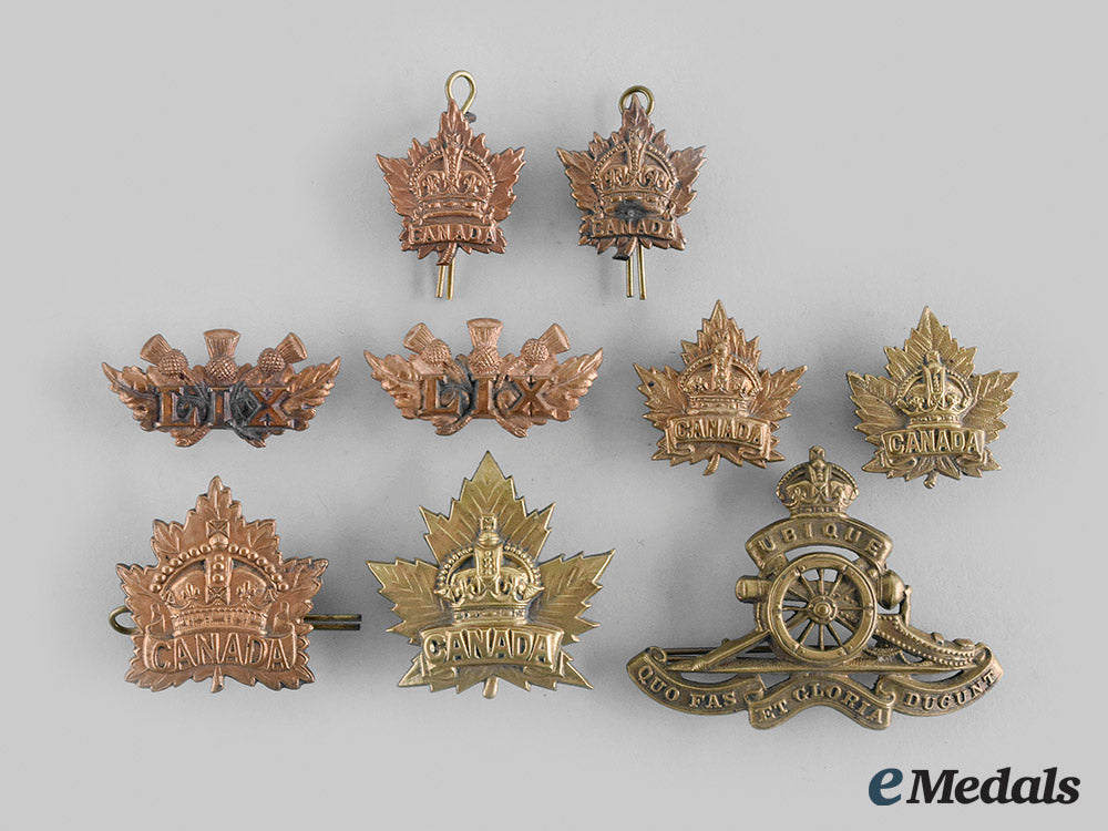 canada,_cef._nine_first_war_era_cap&_collar_badges_m20_00469_2_1