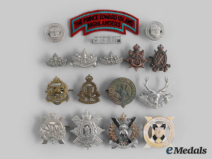 canada,_commonwealth._a_lot_of_seventeen_atlantic_provinces_themed_regimental_badges_m20_00484_1
