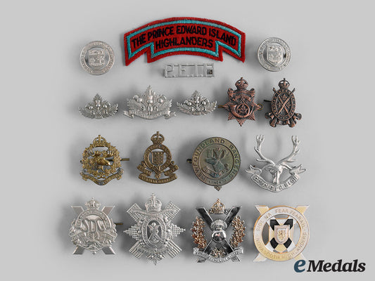 canada,_commonwealth._a_lot_of_seventeen_atlantic_provinces_themed_regimental_badges_m20_00484_1