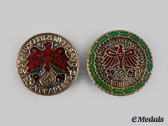 Germany, Third Reich. A Pair Of 1942 Tirol Shooting Badges