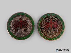 Germany, Third Reich. A Pair Of Tirol Shooting Badges