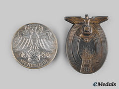 Germany, Third Reich. A Pair Of Commemorative Badges