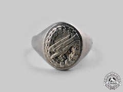 Germany, Luftwaffe. A Fallschirmjäger Badge Ring