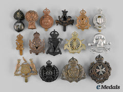 United Kingdom. A Lot Of Fifteen Cap Badges