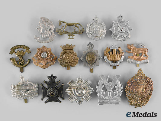 united_kingdom._a_lot_of_fifteen_cap_and_glengarry_badges_m20_00865_2