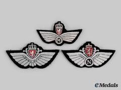 Norway, Kingdom. Three Royal Norwegian Air Force (Rnoaf) Badges