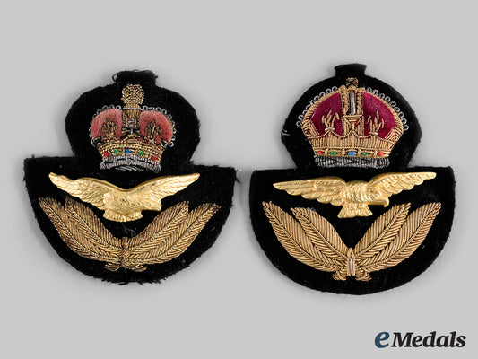 united_kingdom,_canada._king's_crown_and_queen's_crown_air_force_officer's_cap_badges_m20_00872_1