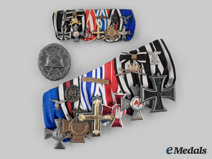 germany,_third_reich._an_extensive_medal_bar_with_first_and_second_world_war_decorations,_with_miniature_m20_01022
