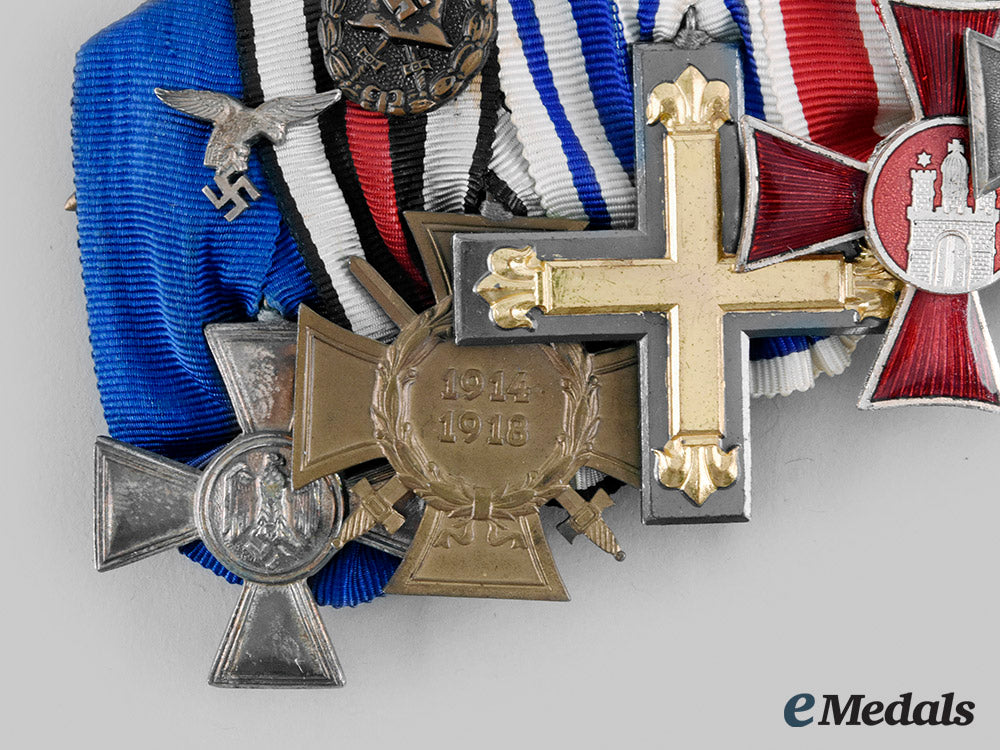 germany,_third_reich._an_extensive_medal_bar_with_first_and_second_world_war_decorations,_with_miniature_m20_01025