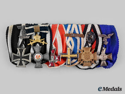 germany,_third_reich._an_extensive_medal_bar_with_first_and_second_world_war_decorations,_with_miniature_m20_01027