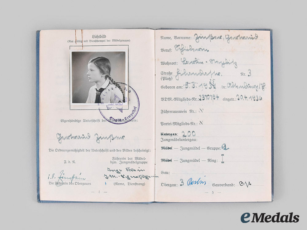 germany,_bdm._a_lot_of_documents_and_insignia_to_gertraud_zinßner_m20_01058