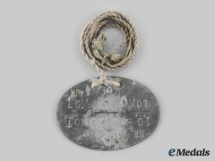 Germany, Heer. A Grenadier-Ersatz-Bataillon 120 (Motorized) Identification Tag