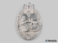 Germany, Wehrmacht. A Panzer Assault Badge, Silver Grade, By Adolf Scholze