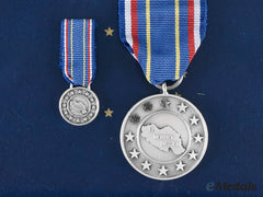 International. A European Community Monitor Mission Medal, Fullsize And Miniature