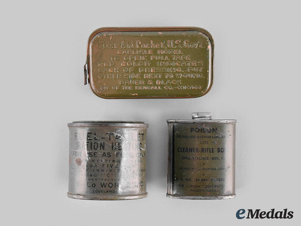 United States. A Lot Of Us Army Field Kit, Ca. 1944 – eMedals