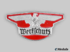 Germany, Third Reich. A Werkschutz Personnel Badge, By Hermann Aurich