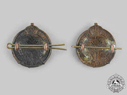 canada,_cef._a218_th_infantry_battalion"_edmonton_irish"_collar_badge_pair_m20_129_emd9569_1