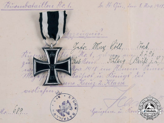germany,_imperial._a1914_iron_cross_ii_class_with_document,_to_corporal_max_soll_m20_134_emd5091