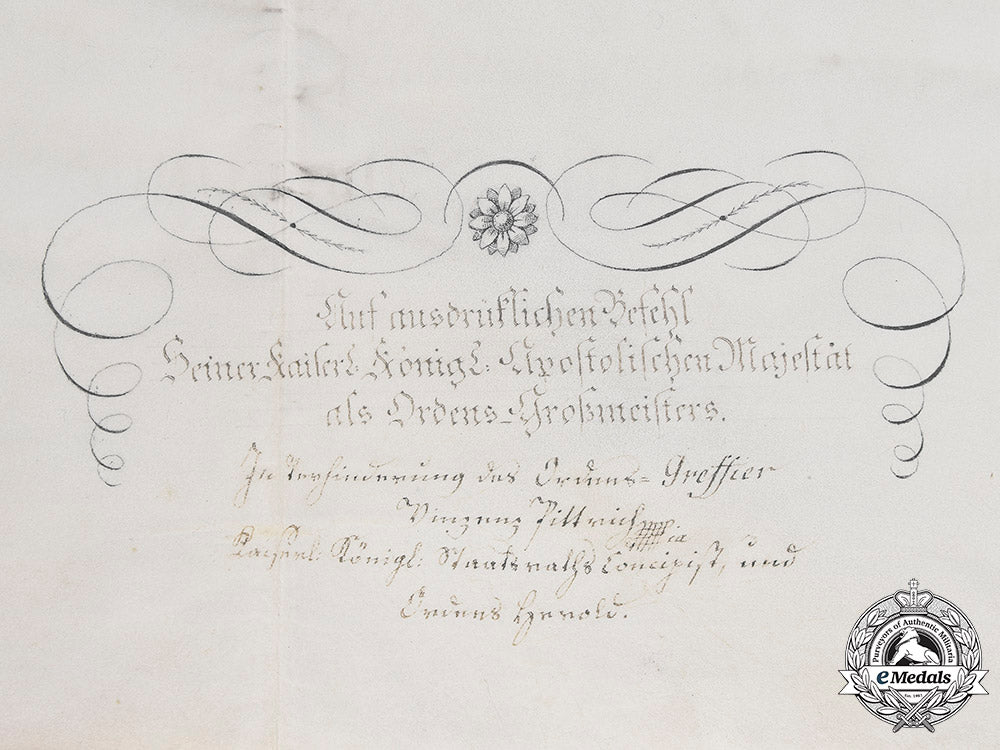 austria,_imperial._a_leopold_order_knight’s_cross_document_with_original_signature_of_franz_i,1817_m20_1359_mnc3453