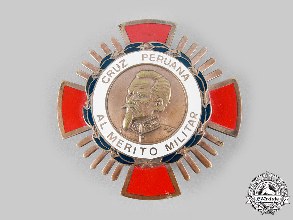 Peruvian Military Ranks Peru, Republic. A Cross Of Military Merit, Ii Class Grand Officer Star ...
