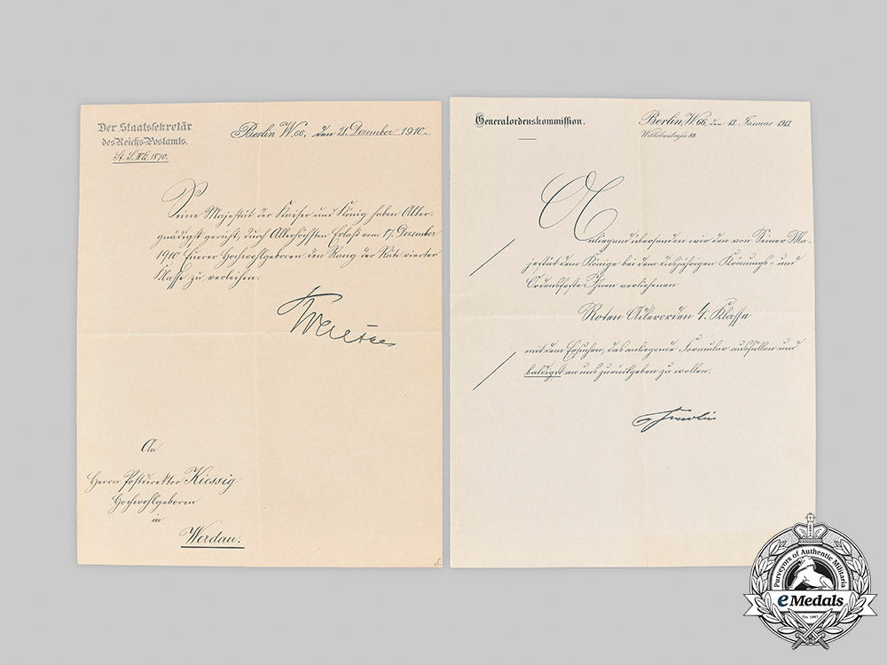 germany,_imperial._a_red_eagle_document_group_to_postal_director_kießig1913_m20_1490_mnc2690_2