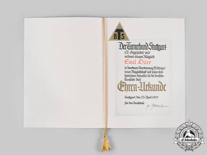 germany,_third_reich._an_honour_certificate_for25_years_membership_in_gymnastics_league_to_emil_dürr,1939_m20_1523_emd8465