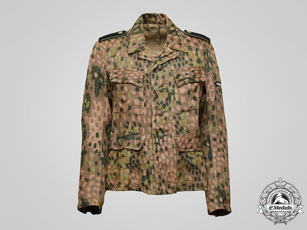 Germany, Ss. A Waffen-Ss Gebirgsjäger Mann M44 Pea Dot Pattern Camoufl ...