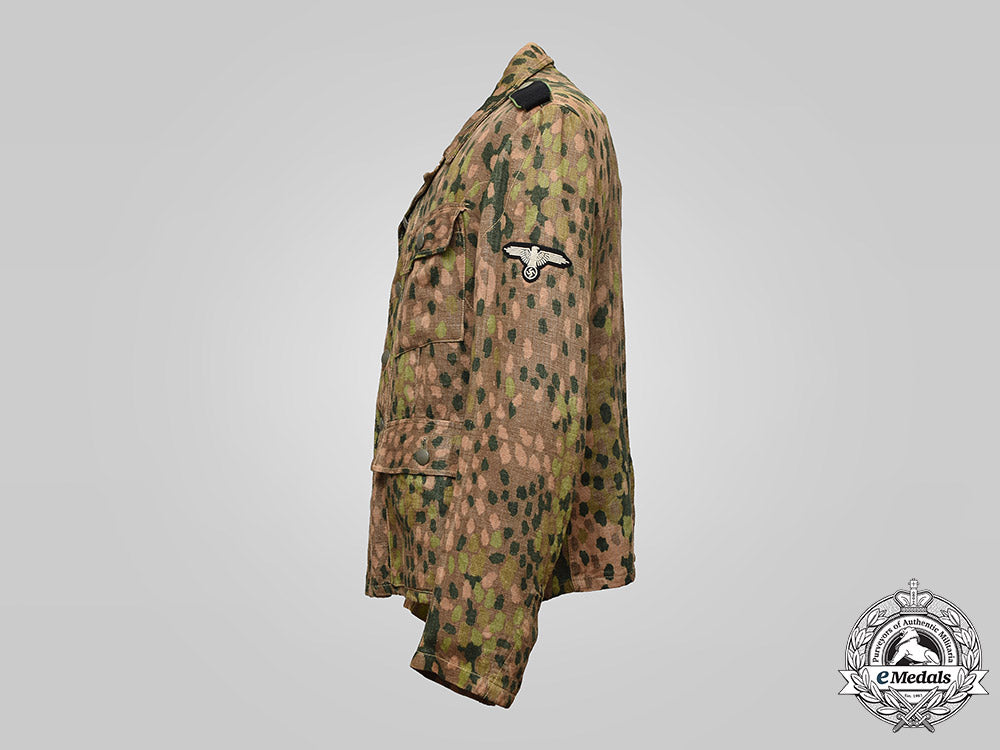 Germany, Ss. A Waffen-Ss Gebirgsjäger Mann M44 Pea Dot Pattern Camoufl ...