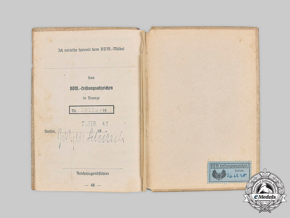 germany,_bdm._a_proficiency_booklet_to_lotte_schulte,1940_m20_1585_mnc0084_1